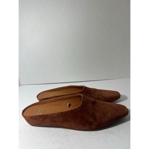 Andre Assous Chestnut Suede Mules - Picture 4 of 7